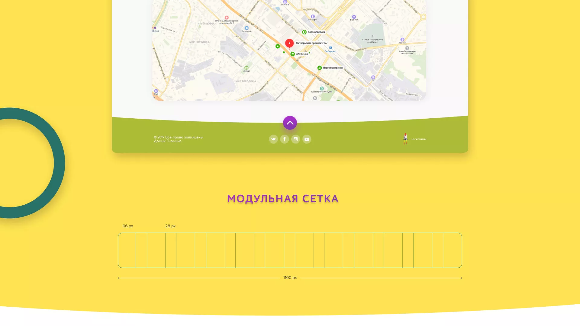 Разработка сайта детского активити-клуба «Домик гномика» в Ершове