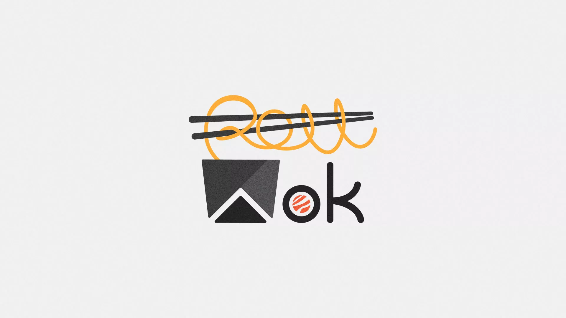 Разработка логотипа в Ершове для суши-бара «Roll Wok Club» Разработка логотипа в Ершове для суши-бара «Roll Wok Club»